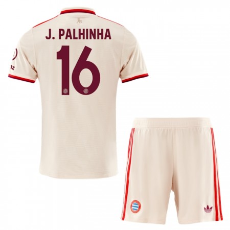 FC Bayern Mnichov J. Palhinha 16 Alternativní 2024-25 - Dětské Fotbalové Dresy (S/S) FC Bayern Mnichov J. Palhinha 16 Alternativní 2024-25 - Dětské Fotbalové Dresy (S/S)